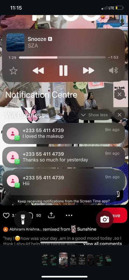 Client testimonial